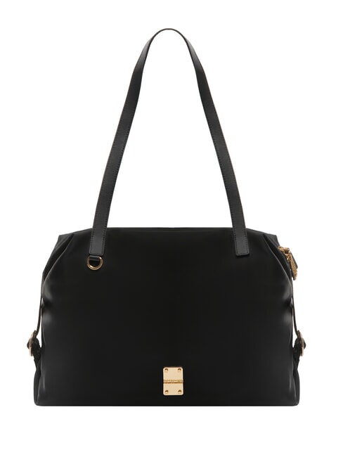 BORBONESE TEAPOT  Shoulder bag black / natural op - Women’s Bags