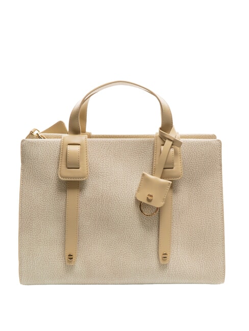BORBONESE DEJEUNER  Handbag, with shoulder strap sand - Women’s Bags