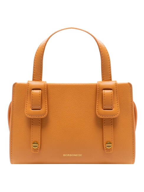 BORBONESE DEJEUNER  Mini Hand Bag, with shoulder strap tangerines - Women’s Bags