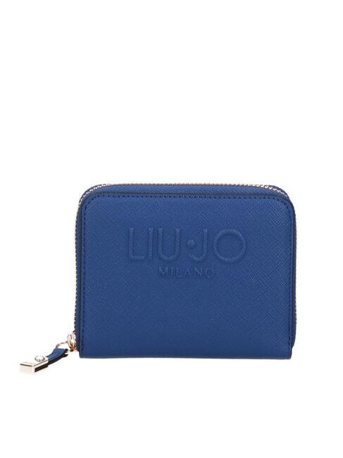 LIUJO CALIWEN S Small zip around wallet dusty blue - Women’s Wallets