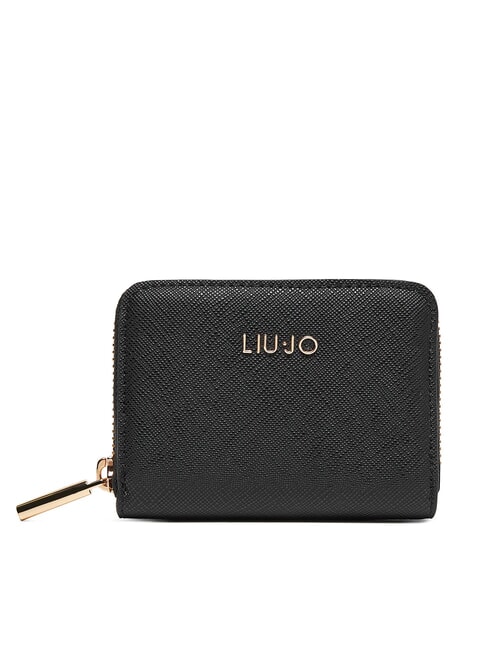 LIUJO CALIWEN Small zip around wallet BLACK - Women’s Wallets
