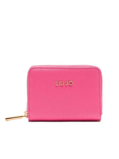 LIUJO CALIWEN Small zip around wallet dark pink - Women’s Wallets
