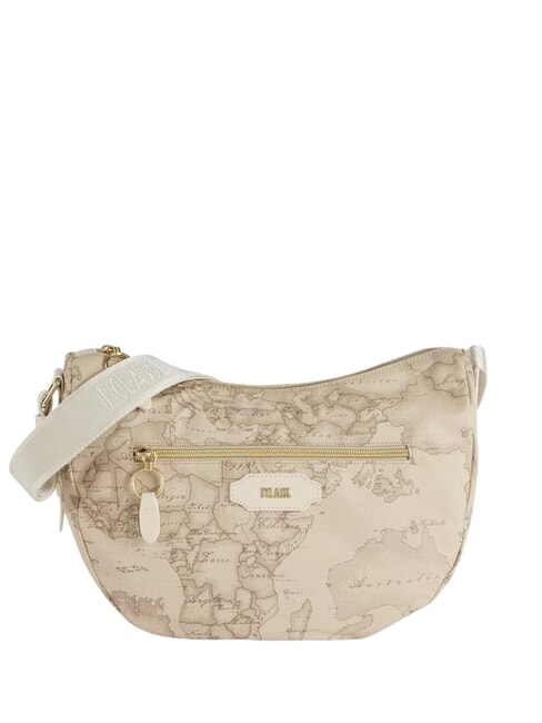 ALVIERO MARTINI PRIMA CLASSE SOFT FUSION GEO SAFARI Medium crescent shoulder bag raffia - Women’s Bags