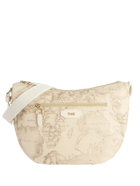 ALVIERO MARTINI PRIMA CLASSE SOFT FUSION GEO SAFARI Large crescent shoulder bag raffia - Women’s Bags