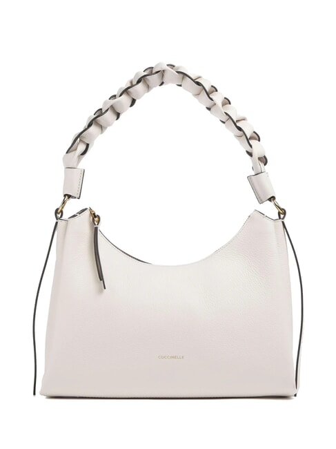 COCCINELLE BOHEME GRANA DOUBLE Medium leather bag white/skin - Women’s Bags