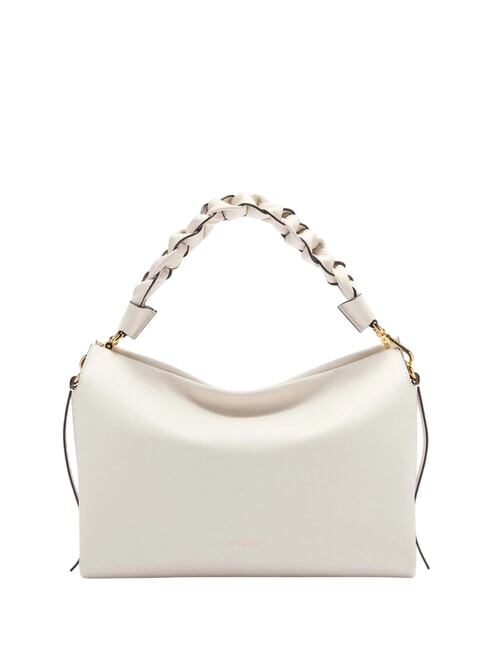 COCCINELLE BOHEME Handbag, with shoulder strap, in leather white/skin - Women’s Bags