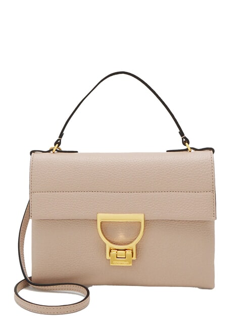 COCCINELLE ARLETTIS Textured leather mini bag rosette - Women’s Bags