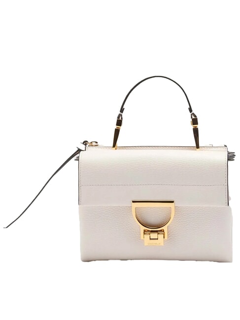 COCCINELLE ARLETTIS Textured leather minibag white - Women’s Bags
