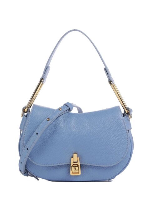 COCCINELLE MAGIE SOFT Leather shoulder bag with shoulder strap blue - Women’s Bags