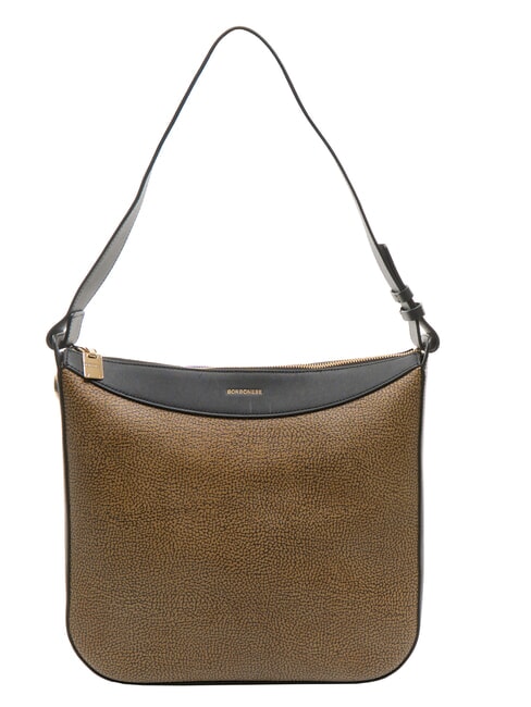 BORBONESE LA VOILE  Shoulder bag natural op / black - Women’s Bags
