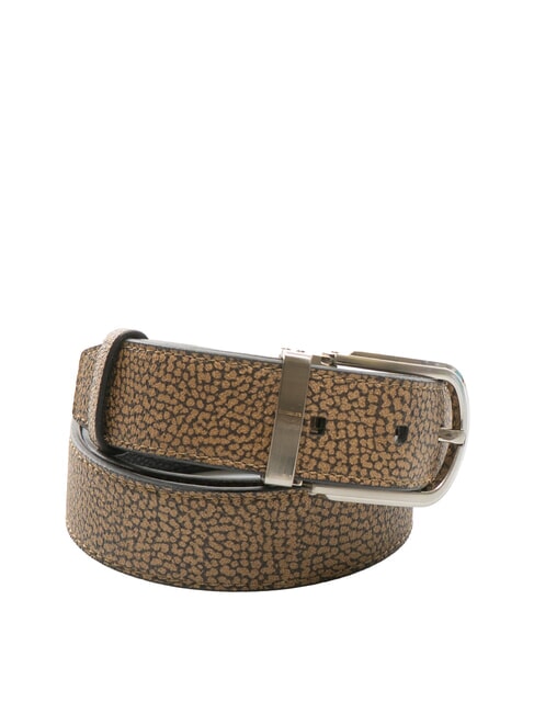BORBONESE GRAFFITI Belt natural op / black - Belts