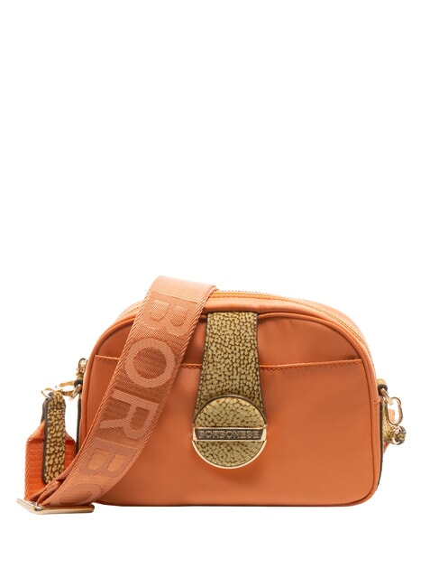 BORBONESE ECLIPSE  Mini Shoulder Camera Bag tangerine/natural op - Women’s Bags