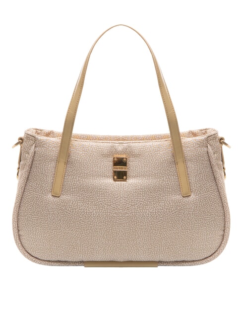 BORBONESE CAHIER  Shoulder shopper, with shoulder strap sand - Women’s Bags