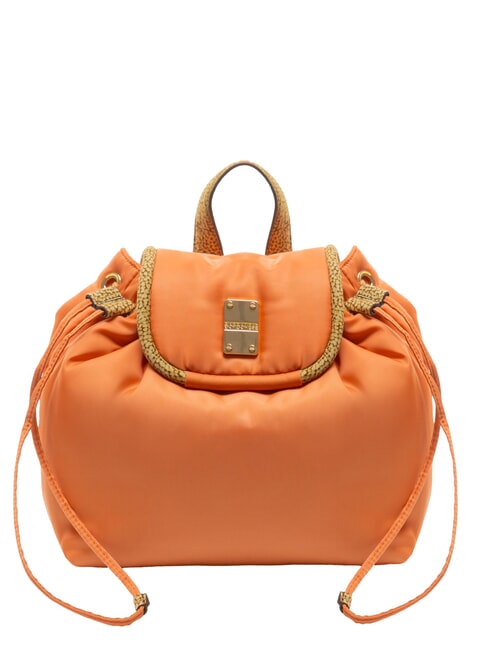 BORBONESE CAHIER Backpack tangerine/natural op - Women’s Bags