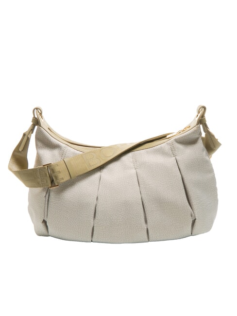 BORBONESE CROISSANT HOBO MEDIUM Shoulder bag, with shoulder strap khaki - Women’s Bags
