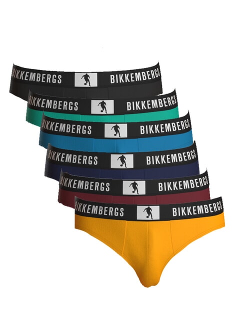 BIKKEMBERGS NEW PUPINO BRIEF 6 slip multicolor - Men's briefs