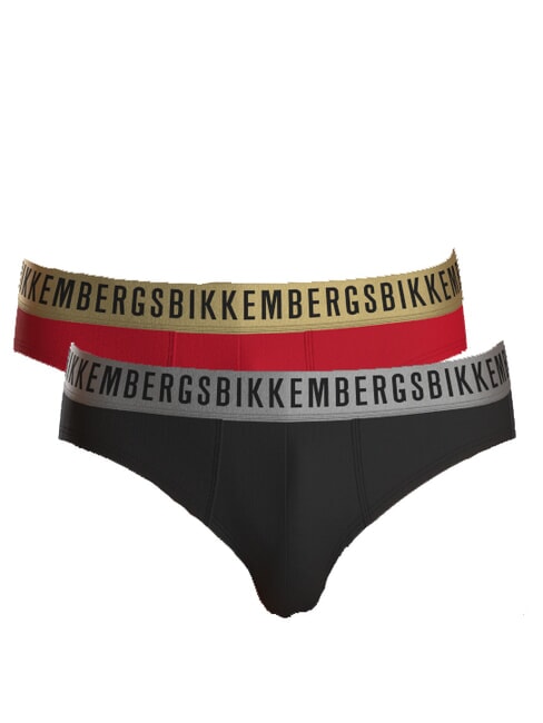BIKKEMBERGS BRIEF 2 slip red/black - Men's briefs