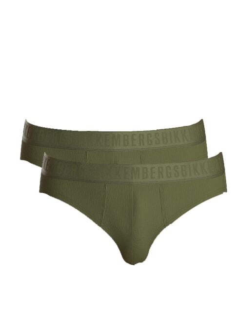 BIKKEMBERGS NEW CLASSIC BRIEF 2 slip military - Men's briefs