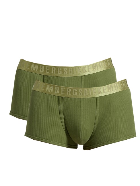 BIKKEMBERGS NEW CLASSIC TRUNK 2 boxers military - Men's briefs