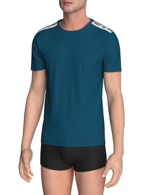 BIKKEMBERGS ELASTIC T-shirt blue - T-shirt