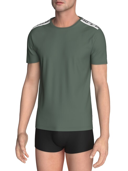 BIKKEMBERGS ELASTIC T-shirt green - T-shirt