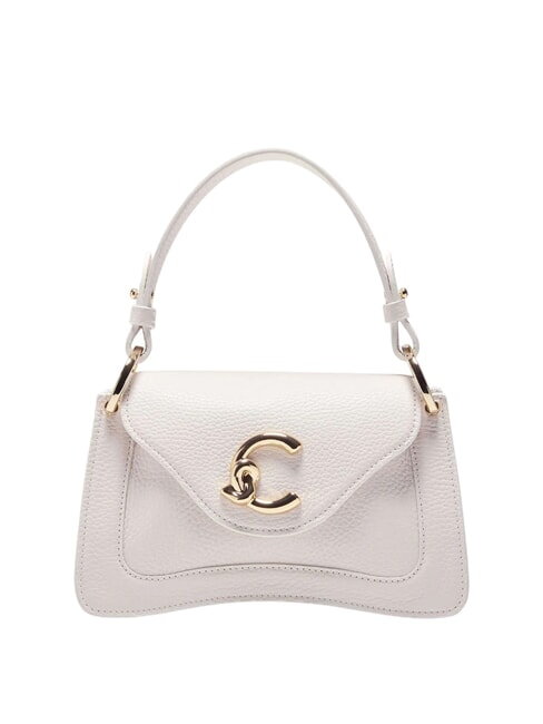 COCCINELLE C-ME Mini Hand Bag, with shoulder strap white - Women’s Bags
