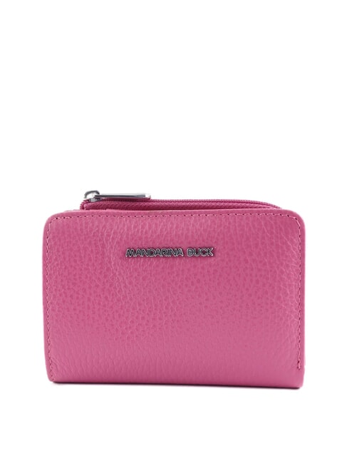 MANDARINA DUCK MELLOW LEATHER Flat leather wallet red violet - Women’s Wallets