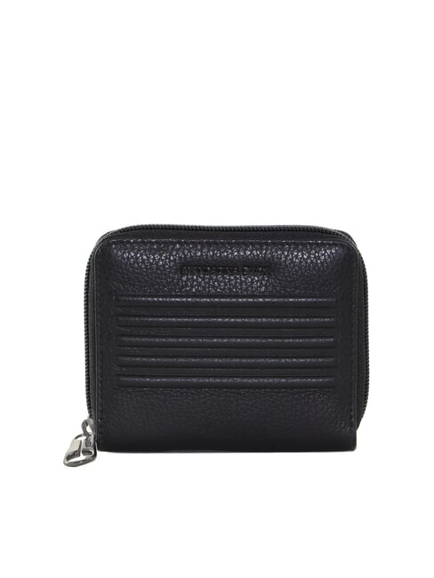 MANDARINA DUCK I-CON Small leather zip around wallet Black - Women’s Wallets