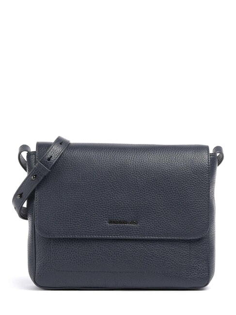 MANDARINA DUCK MELLOW LEATHER Leather shoulder bag with flap dressblue - Women’s Bags