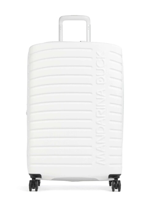 MANDARINA DUCK FLYDUCK Medium Expandable Trolley blanc - Rigid Trolley Cases