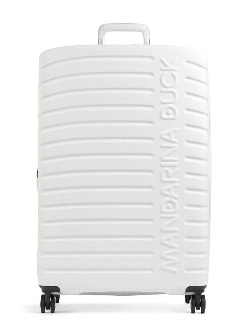 MANDARINA DUCK FLYDUCK Large expandable trolley blanc - Rigid Trolley Cases