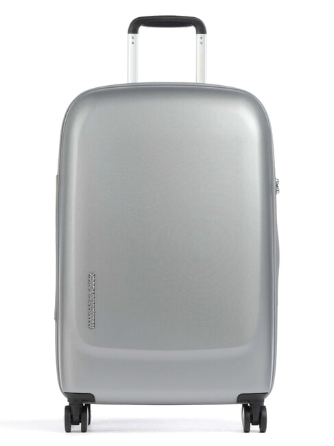MANDARINA DUCK D-DROP 2.0 Medium size trolley SILVER - Rigid Trolley Cases