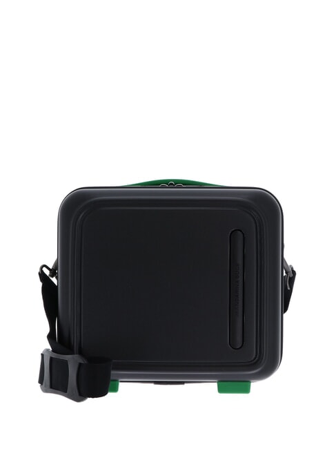 MANDARINA DUCK LOGODUCK + Rigid beauty case with shoulder strap green light - Beauty Case