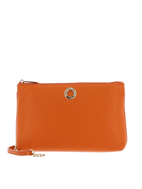 MANDARINA DUCK MELLOW Chain shoulder bag in leather marmalade - Women’s Bags
