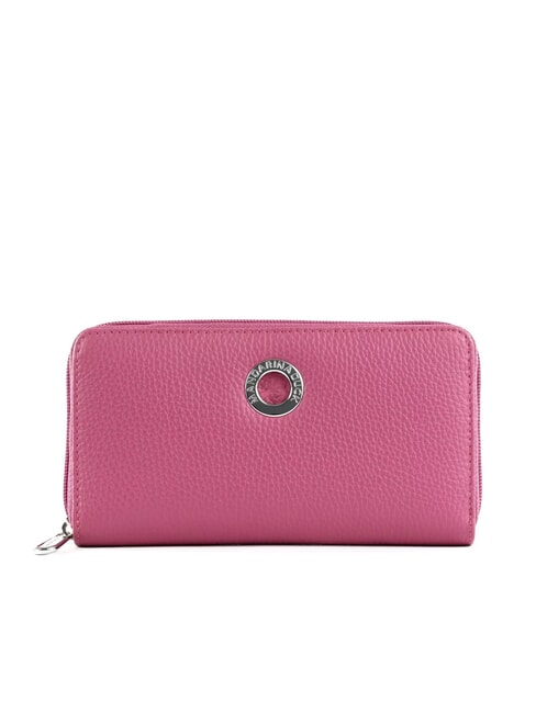MANDARINA DUCK MELLOW  Large zip around leather wallet red violet - Women’s Wallets