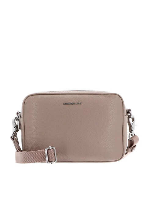 MANDARINA DUCK MELLOW Shoulder camera bag in leather warm taupe - Women’s Bags