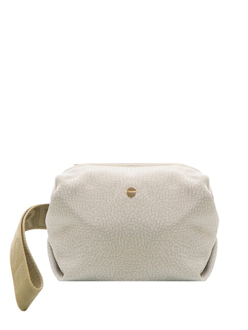 BORBONESE CLASSICA Beauty with handle khaki - Women’s Bags
