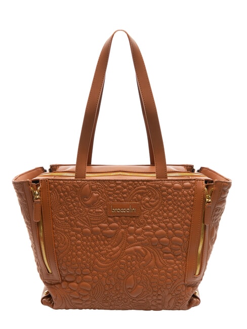 BRACCIALINI GINGER Shoulder shopping bag brown - Women’s Bags