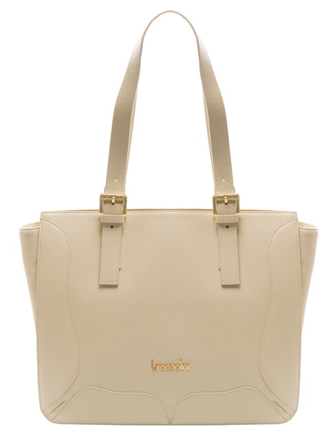 BRACCIALINI HELLEN Leather shopping bag beige - Women’s Bags