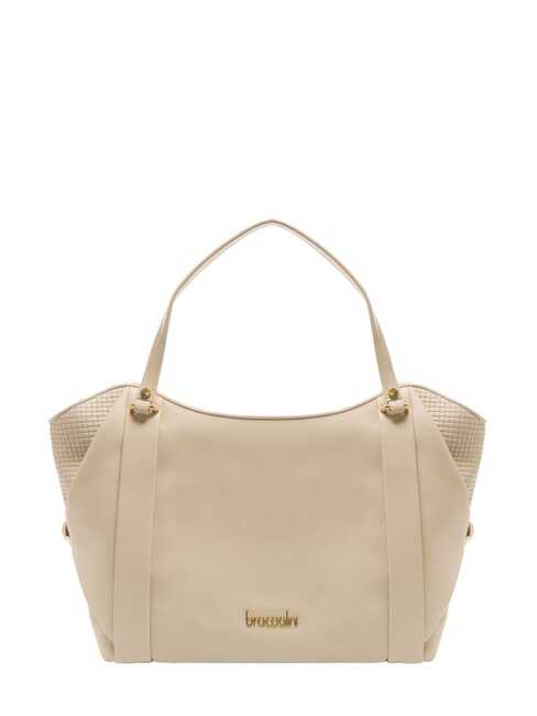 BRACCIALINI NAOMI Leather shoulder bag beige - Women’s Bags