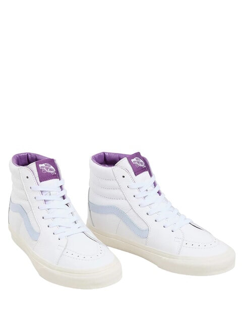 VANS SK8-HI  Leather sneakers premium leather halogen blue - Unisex shoes