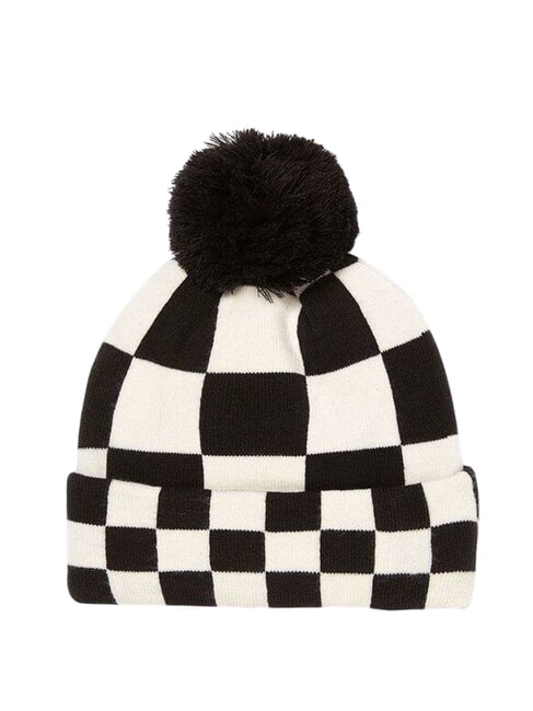 VANS VANS CHECK POM  Pom pom hat black/turtle dove - Hats