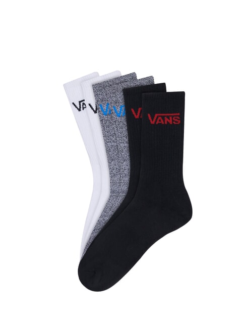 VANS CREW  3 pairs of socks white/multi - Men's Socks