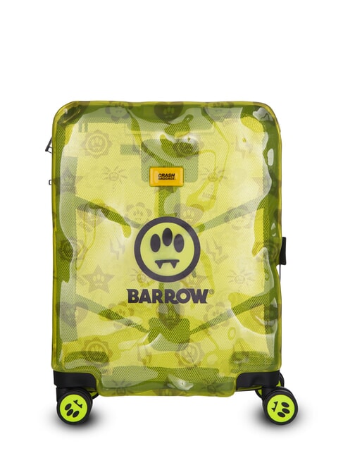 CRASH BAGGAGE SHARE x BARROW Transparent hand luggage trolley clear yellow - Hand luggage