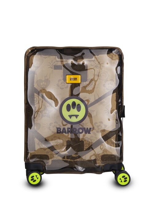 CRASH BAGGAGE SHARE x BARROW Transparent hand luggage trolley clear black - Hand luggage
