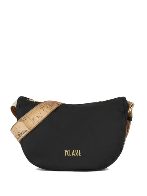 ALVIERO MARTINI PRIMA CLASSE NYLON ECO VIBE Small crescent bag Black - Women’s Bags