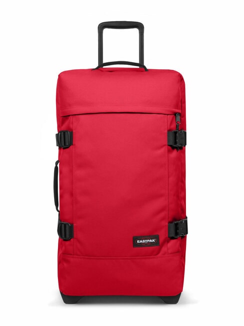 EASTPAK TRANVERZ M Medium trolley tomato red - Semi-rigid Trolley Cases