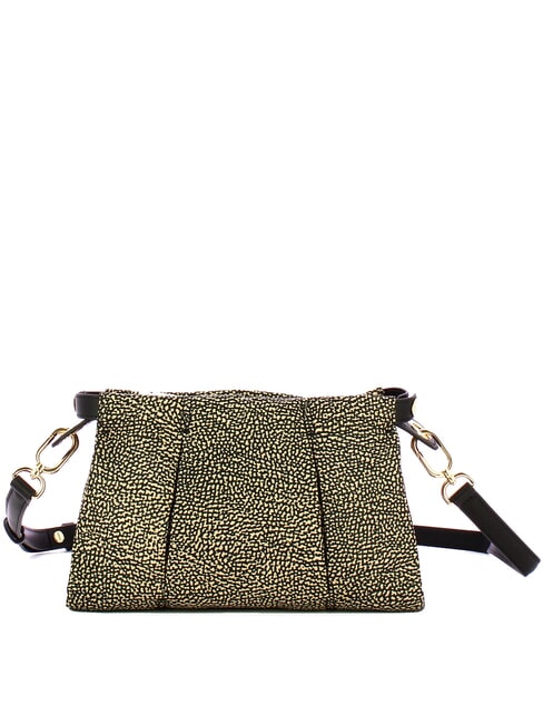 BORBONESE CROISSANT  Shoulder bag OP / NATURAL / BLACK - Women’s Bags