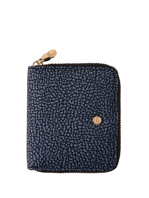 BORBONESE CLASSICA  Medium zip around wallet denim - Women’s Wallets