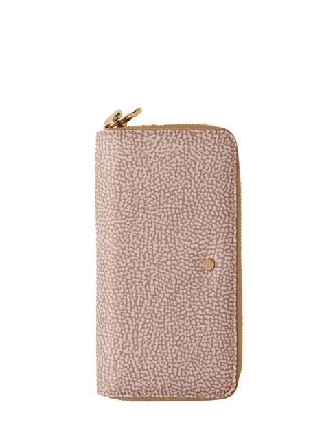BORBONESE CLASSICA Zip Around Wallet sand - Women’s Wallets
